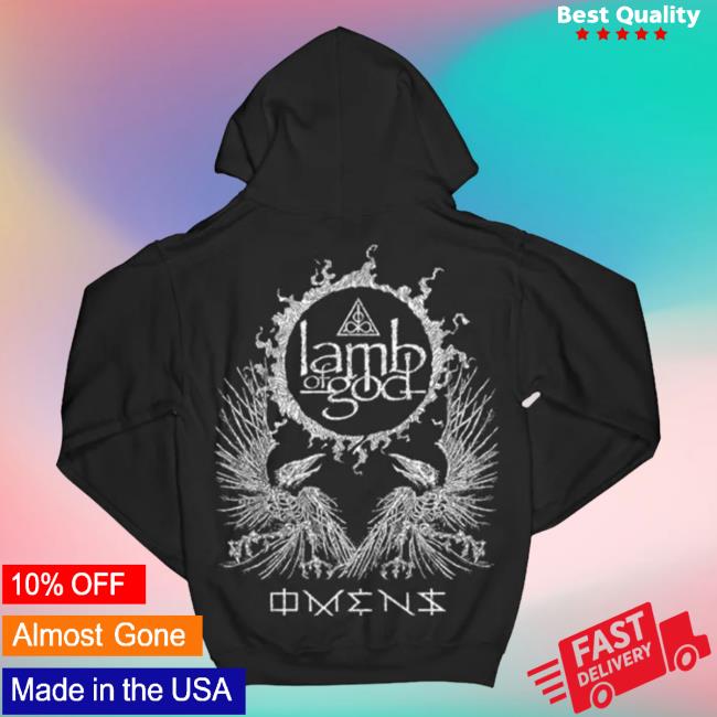 Official Lamb Of God Merch Store Shop Omens Skeleton Eagle Hoodie Lambofgod Official Lamb Of God Merch Store Shop Omens Skeleton Eagle Crewneck Lambofgod