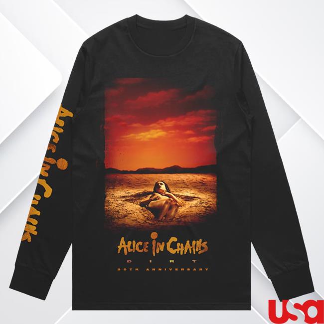 Official Alice In Chains Merch Store Dirt Cover Long Sleeve Tees Aliceinchains
