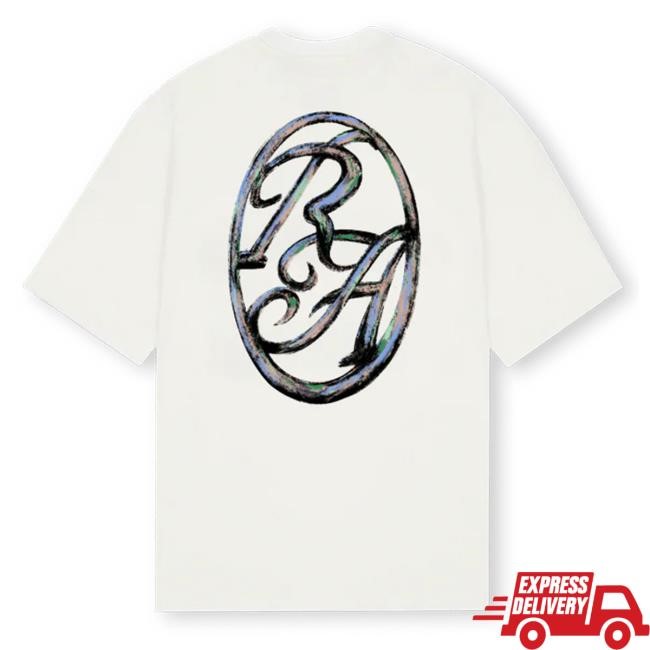 Official Rauw Alejandro Merch Store Retrato T Shirt - White Rauw Alejandro