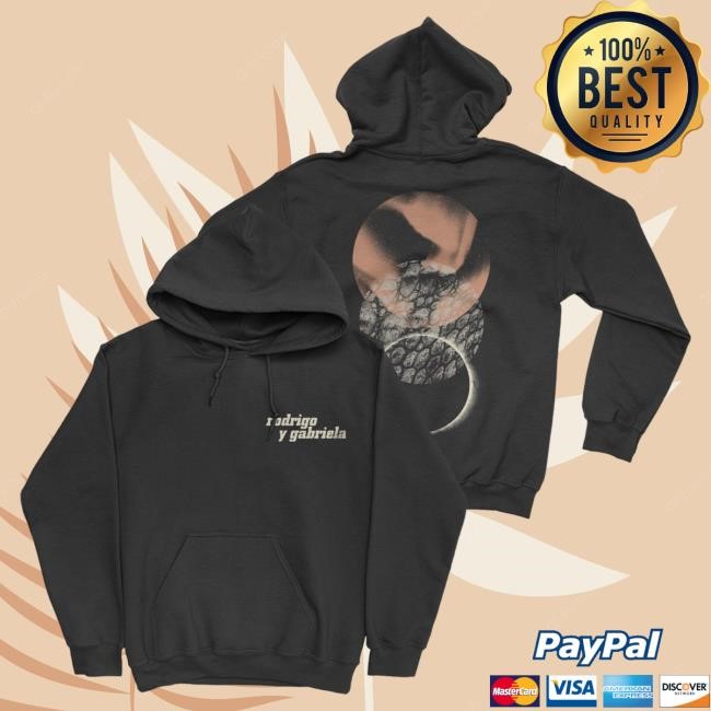Official Rodrigo Y Gabriela Merch Rodgab Black Eclipse Popover Sweatshirt
