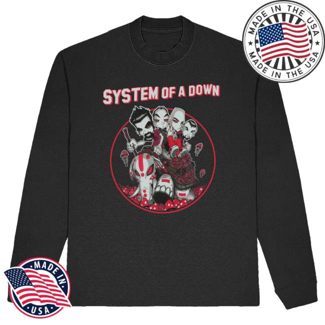 Official System Of A Down Merch Store Shop Merch Mushroom People Longsleeve