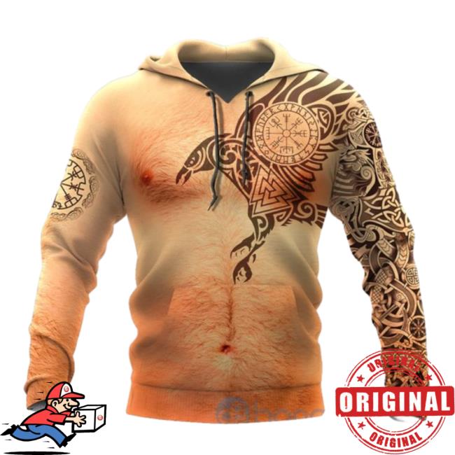 Official Banantees Vikings Fury Tattoos Real All Over Printed 3D Shirt New