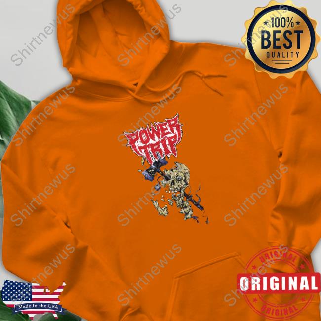 Power Trip "Hammer Skull" Long Sleeve Tee Shirt Cold Cuts Merch Official Power Trip "Hammer Skull" Tee