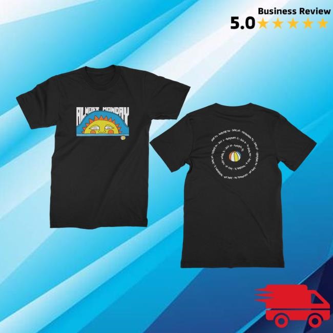 2024 Summer Tour T Shirt Almost Monday Merch