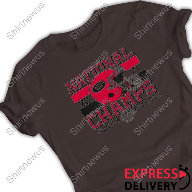 Official Georgia Bulldogs Champion Youth College Football Playoff 2021 National Champions Winning Stripes Hoodie
