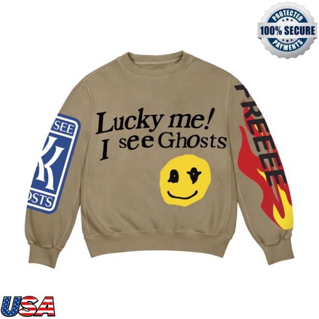Official Kids See Ghosts Kids See Ghosts Lucky Me Hoodies