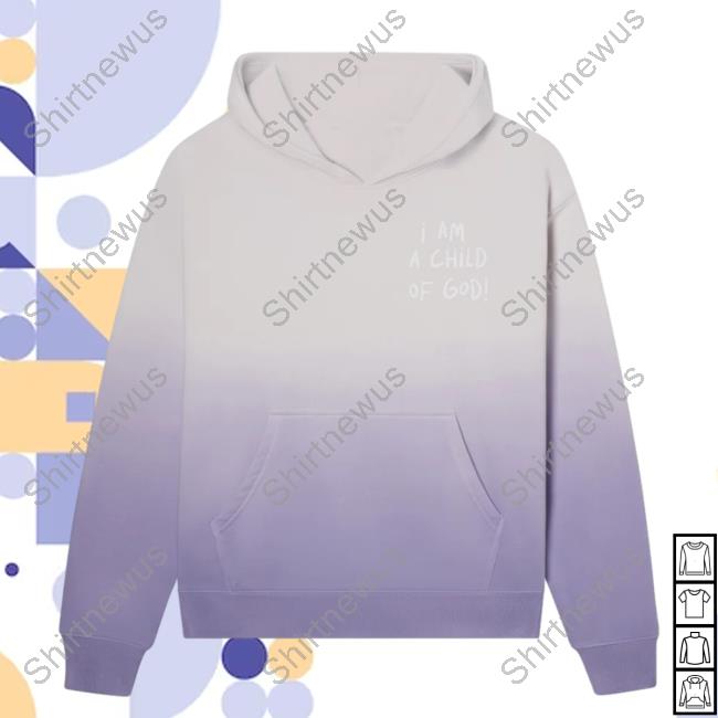 Official Elevated Faith Clothing I Am A Child Of God Purple Unisex Hoodie Elevatedfaith