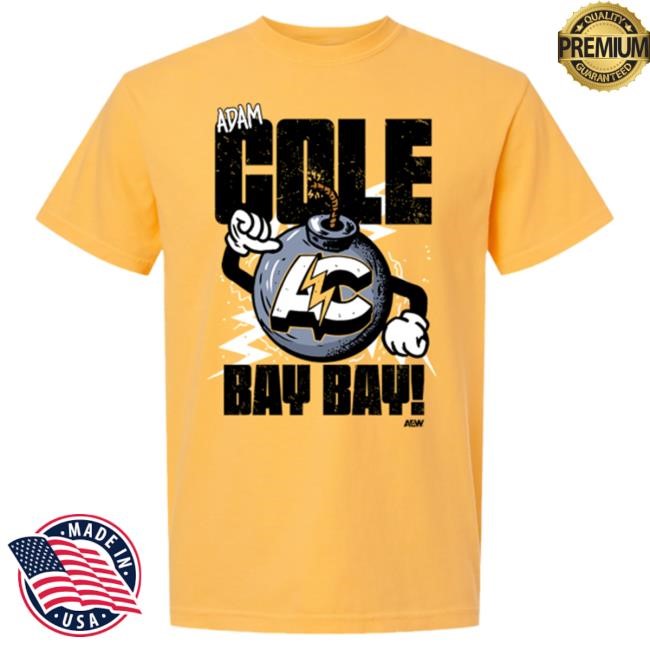Shopaew Adam Cole - Bombs Away Comfort Colors Soft Heavyweight T Shirt