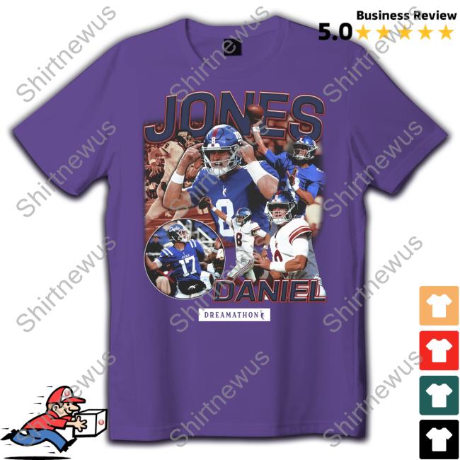 Dreamathon Merch Daniel Jones Giants Dreams Tee President Of The Dj Fan Club New York Giants