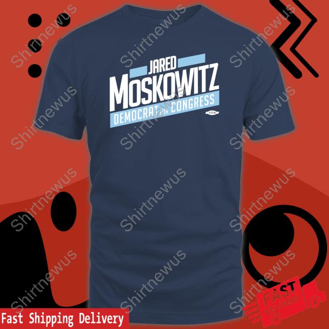 Jared Moskowitz Democrat For Congress Long Sleeve T-Shirt