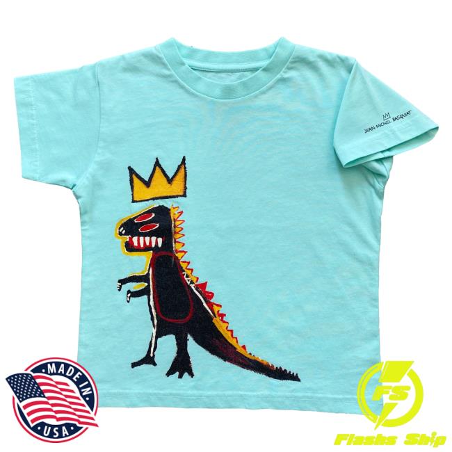 Official The Brant Foundation x Rome Pays Off Jean-Michel Basquiat Pez Dinosaur Tshirt Mint BrantFoundation