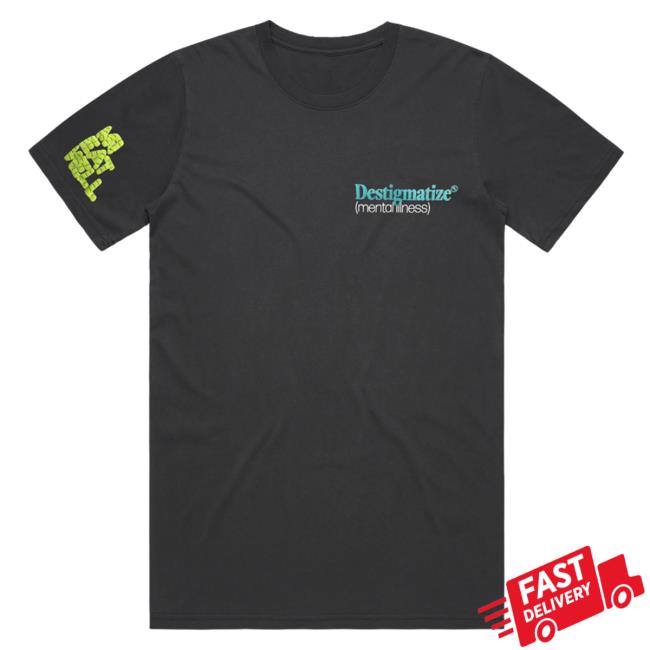 Official Mr Eatwell Clothing Dmi Lightweight Faded Top Shirt In Charcoal Mreatwell