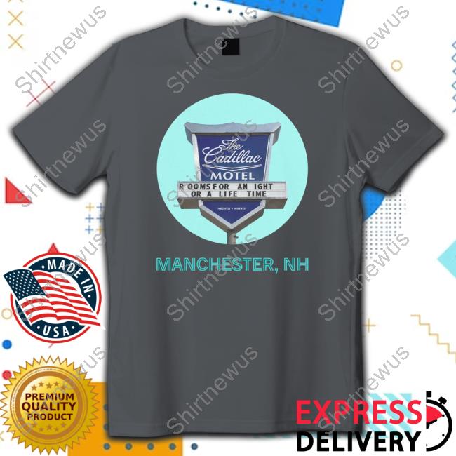 Official Love Manchester Ink Link Shop Cadillac Motel T Shirt