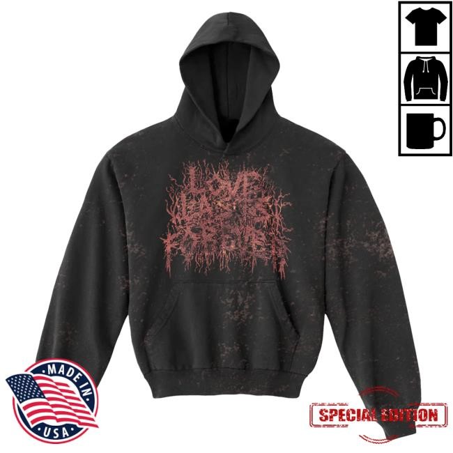 Official Destroy Lonely Merch Store Destroy Lonely Mud Metal Logo Hoodie DestroyLonely