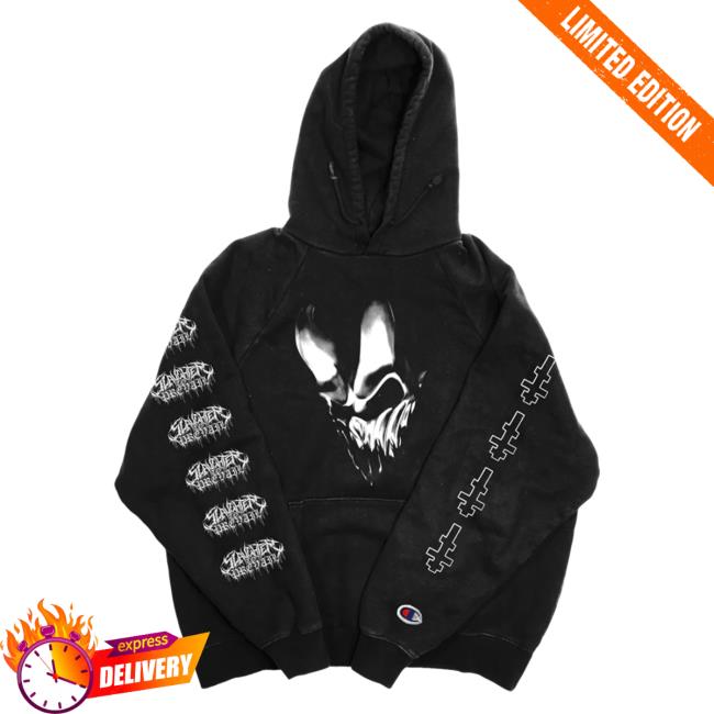 Sumerian Records Slaughter To Prevail Merch x Champion Baba Yaga Pullover Hoodie Black