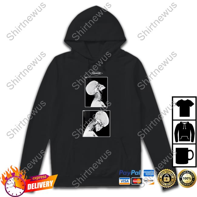 Official Paramore Merch On Doctor's Orders Head Banging T-Shirt