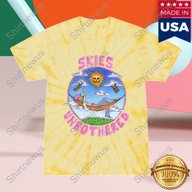 Official Lil Skies Clothing Store Shop Unbothered Graphic Tie Dye Shirt Lilskies Merch