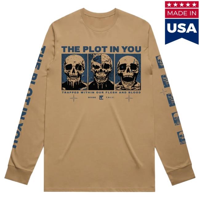 Official The Plot In You Clothing Store Merch Trapped Long Sleeve Shirt New