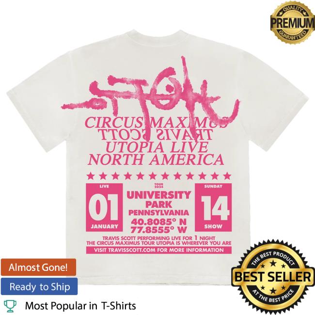 Official Travis Scott Utopia Is In University Park Top Shirt