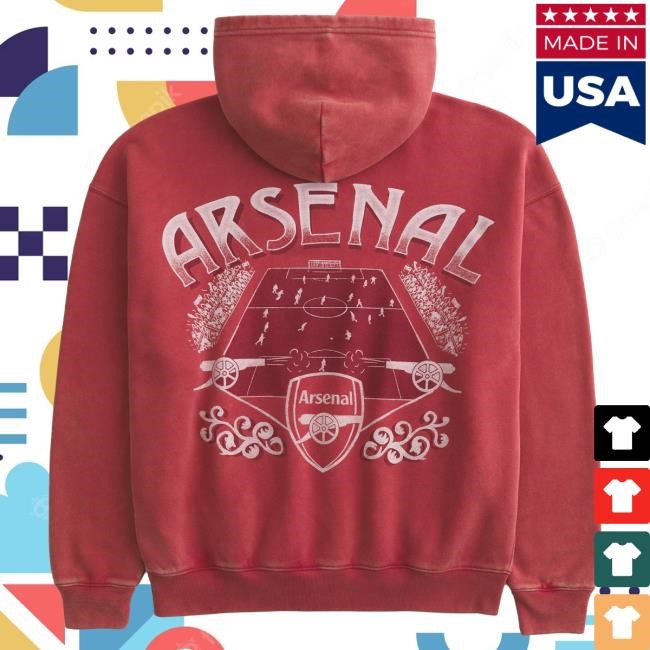 Arsenal F.C. Graphic Hoodie Tour Exclusive | Arsenal F.C. Official | Soccer Fan Gear