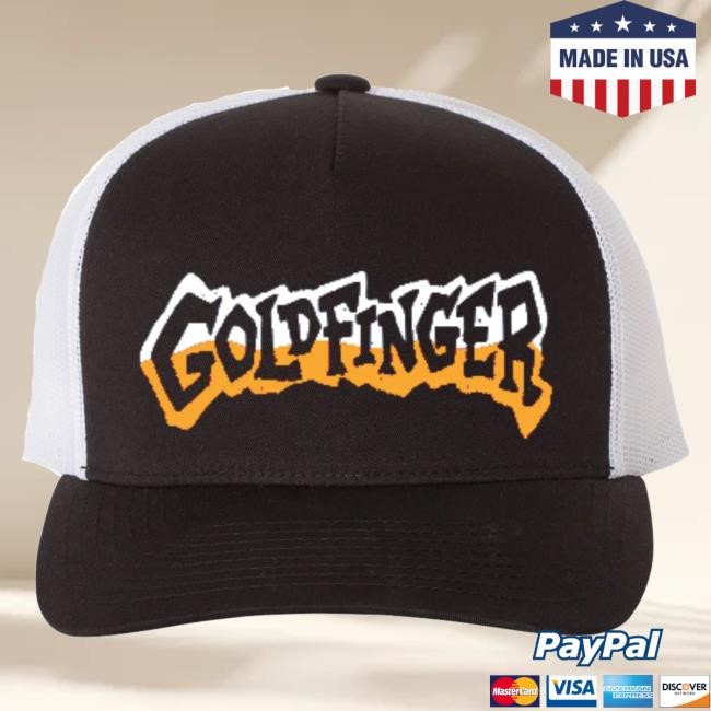 Goldfinger Band Logo Trucker Cap for Live Fits