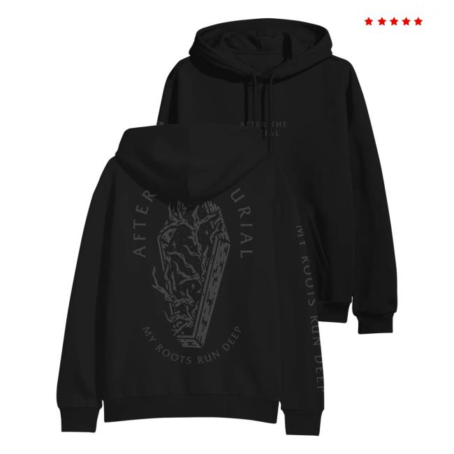 Official After The Burial Merch My Roots Run Deep Coffin Roots Black Long Sleeve Tees