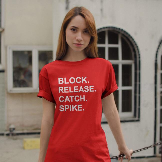 Block Release Catch Spike Shirts