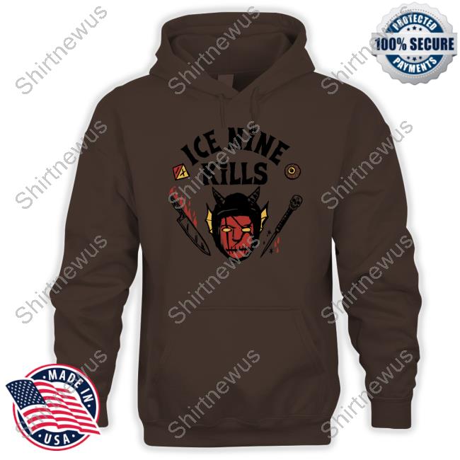 Ice Nine Kills Merch Hellfire Raglan Long Sleeved T Shirt