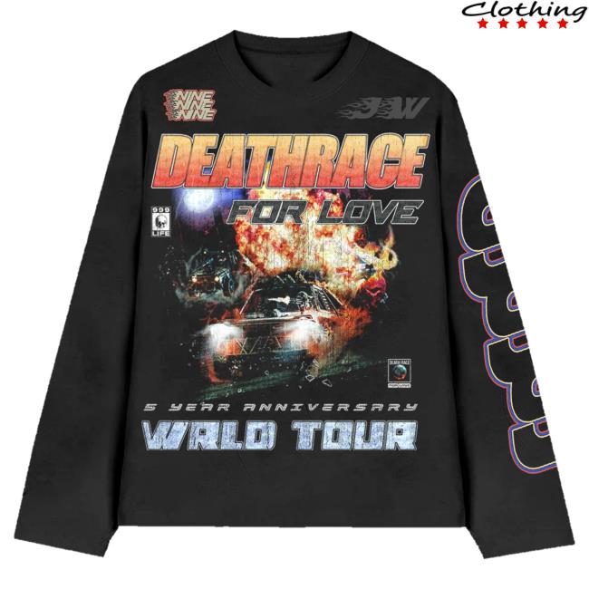 Official 999 Club Merch Store Juice Wrld DRFL COVER Long Sleeve Shirts 999Club Apparel Clothing Shop Juicewrld