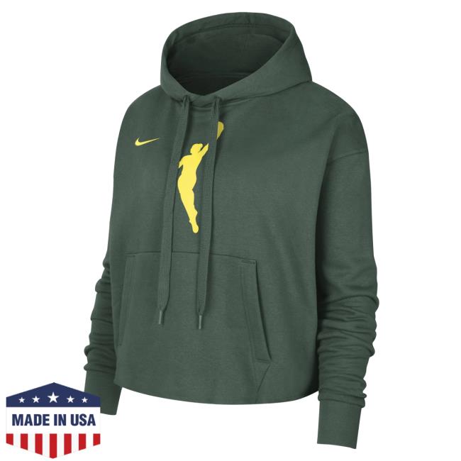 Official Seattle Storm Merch Store Seattle Storm League Logo Crop Hood