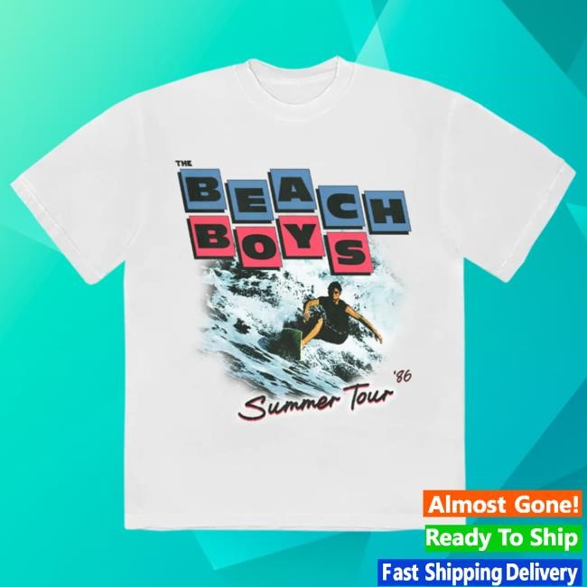 Summer Tour '86 White Tee Shirt - The Beach Boys Official Store