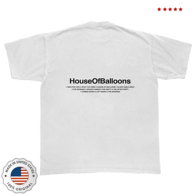 House Of Balloons Tee XO Store Exclusive Archive Gear
