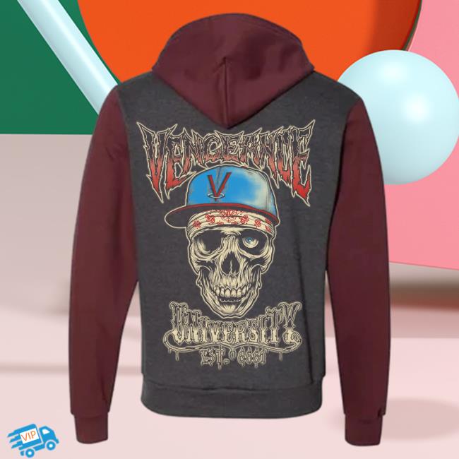 Official Zacky Vengeance Clothing Vengeance University Unisex Burgundy Zomby Zip Up Pullover Hoodie Zacky V