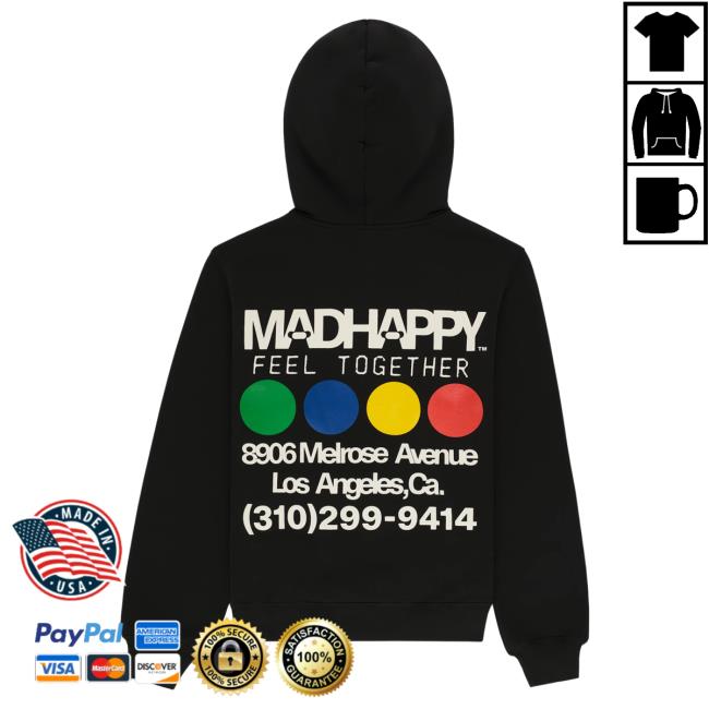 Official Madhappy Clothing Merch Store West Hollywood Exclusive Hoody Mad Happy Shop