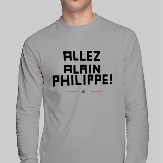 Allez Alain Philippe T Shirt White