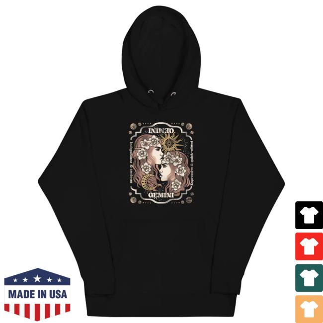 Official Murder Apparel Clothing MurderApparel Gemini Zodiac Hoody Murder Merch Shop