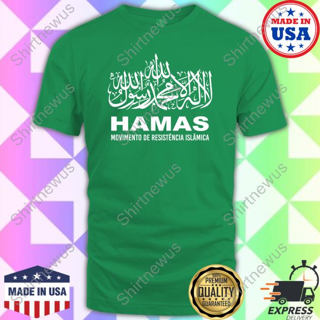 Official Asslatam Hamas Movimento De Resistência Islâmica Shirts Pco Brazilian Political Party