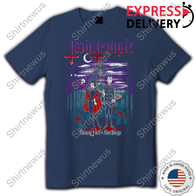 Rebellion Republic Merch Twin Temple Raising Hell In San Diego Long Sleeve Official Rebellion Republic Merch Twin Temple Raising Hell In San Diego Tee