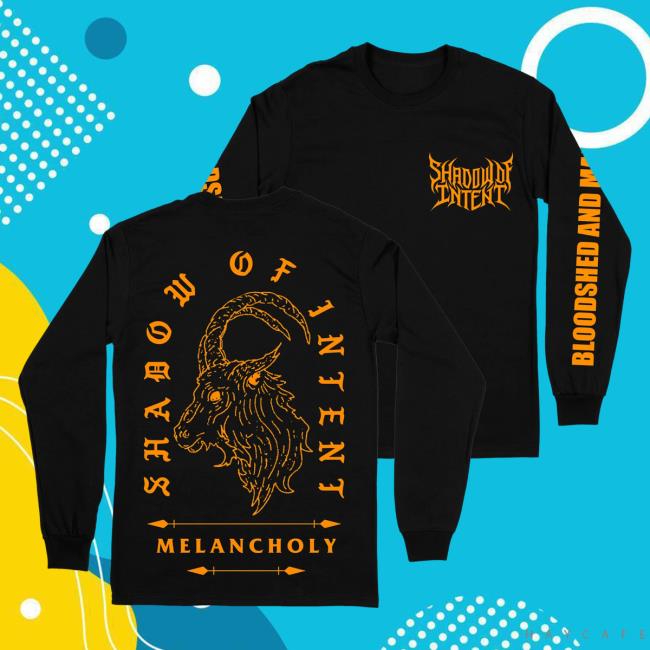 Official Shadow Of Intent Rising Merch Shadow Of Intent - Goat Melancholy Bloodshed And Malice Long Sleeve Tshirt Risingmerch