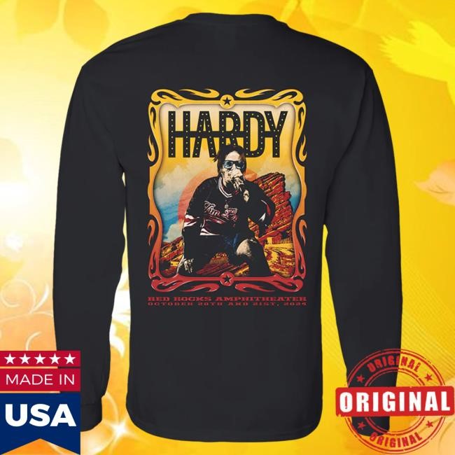 Official Hardy Merch Store Hardy Red Rocks 2024 Long Sleeve Tee