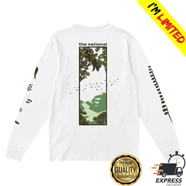 Official Zen Longsleeve Top Shirt Official The National Store Merch Zen Longsleeve Tee