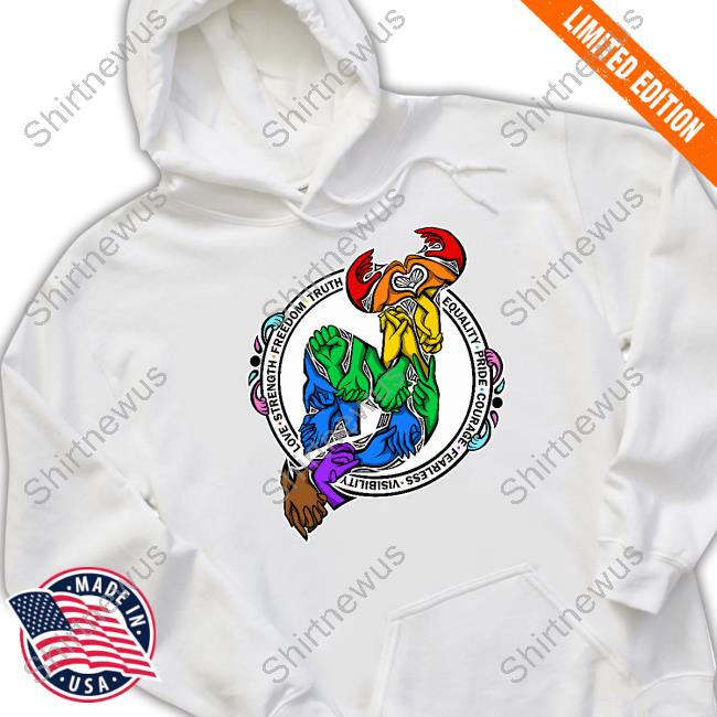 Love Strength Freedom Truth Equality Pride Courage Fearless Visibility Shirt