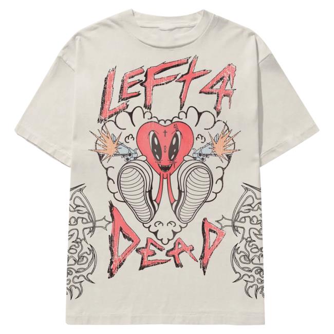 Official 1400 Club Trippie Redd Merch Store Trippie Redd Left 4 Dead New Shirt White Trippie Redd Apparel Clothing Shop TrippieRedd 1400Club