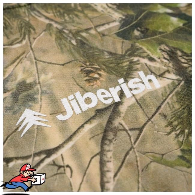 Official Jiberish Clothing Aros Tee Woodland Camo Tees