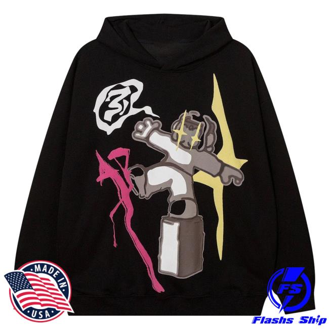 Official Aelfric Eden Clothing Merch Store Aelfric Eden Cartoon Character Print Hoodies Black AelfricEden
