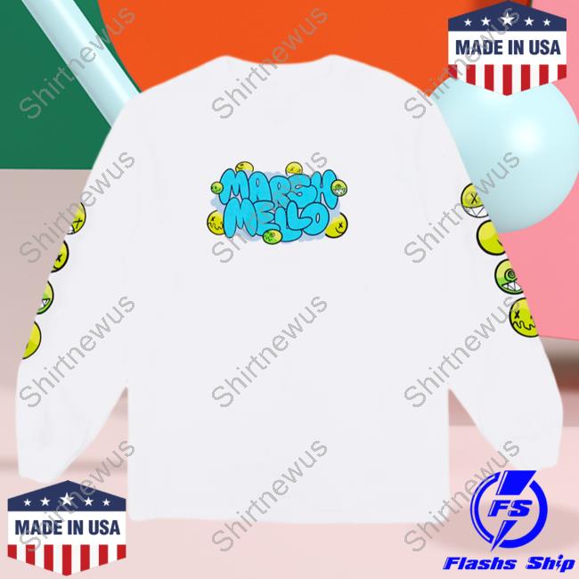 Official Marshmello Music Clothing Store Shop Moody L/S Hooded Sweatshirt Marshmellomusic Merch