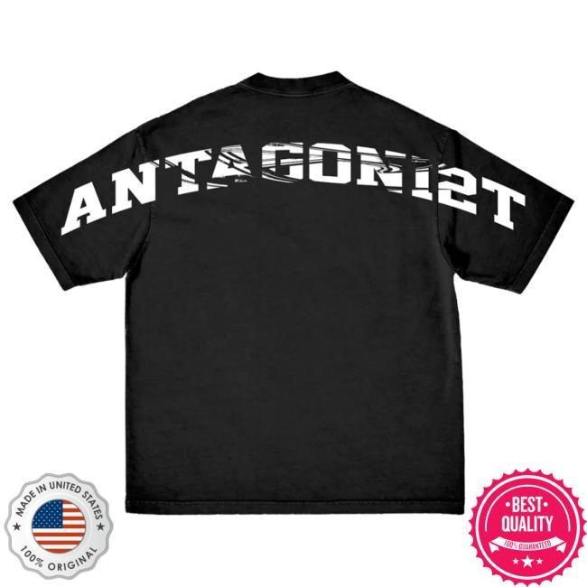 Official Playboi Carti Merch Store ANTAGONI2T Black Tshirt