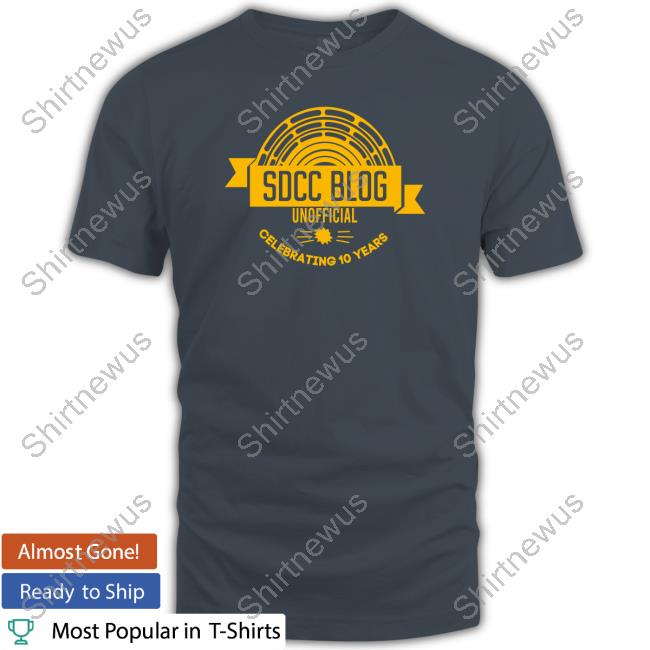 Sdcc Blog Unofficial Celebrating 10 Years Hoodie