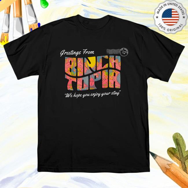 Binchtopia: Postcard Pullover Sweatshirt