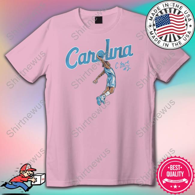 Unc Basketball Carolina Caleb Love Dunk Tee Shirt